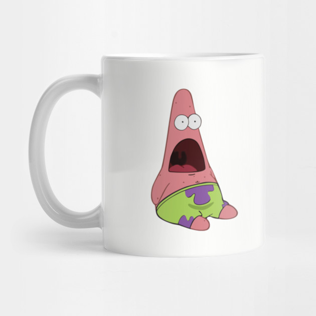 Surprised Patrick Meme Mug Teepublic